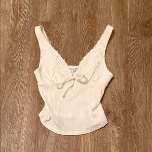 Garage White Lack Tank Top